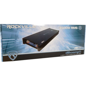(2) Rockville Destroyer 12D1 12" Competition Car Audio Subwoofers+Mono Amplifier
