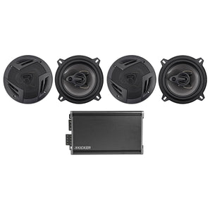 KICKER 46CXA3604T CXA360.4 360w RMS 4-Channel Car Amplifier+(4) 5.25" Speakers