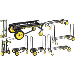 RocknRoller R6RT 500lb Capacity DJ Equipment Transport Cart+Deck+Accessory Bag