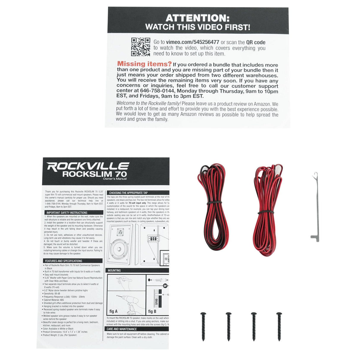 Rock Slim 70W 4-Pair
