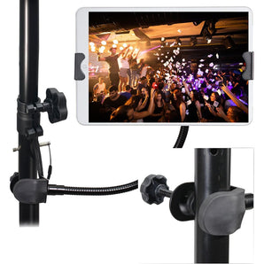 Pro X-MOBITCP20 Tablet Smartphone Mic Clip/Selfie Stick Table Stand+Tripod Clamp