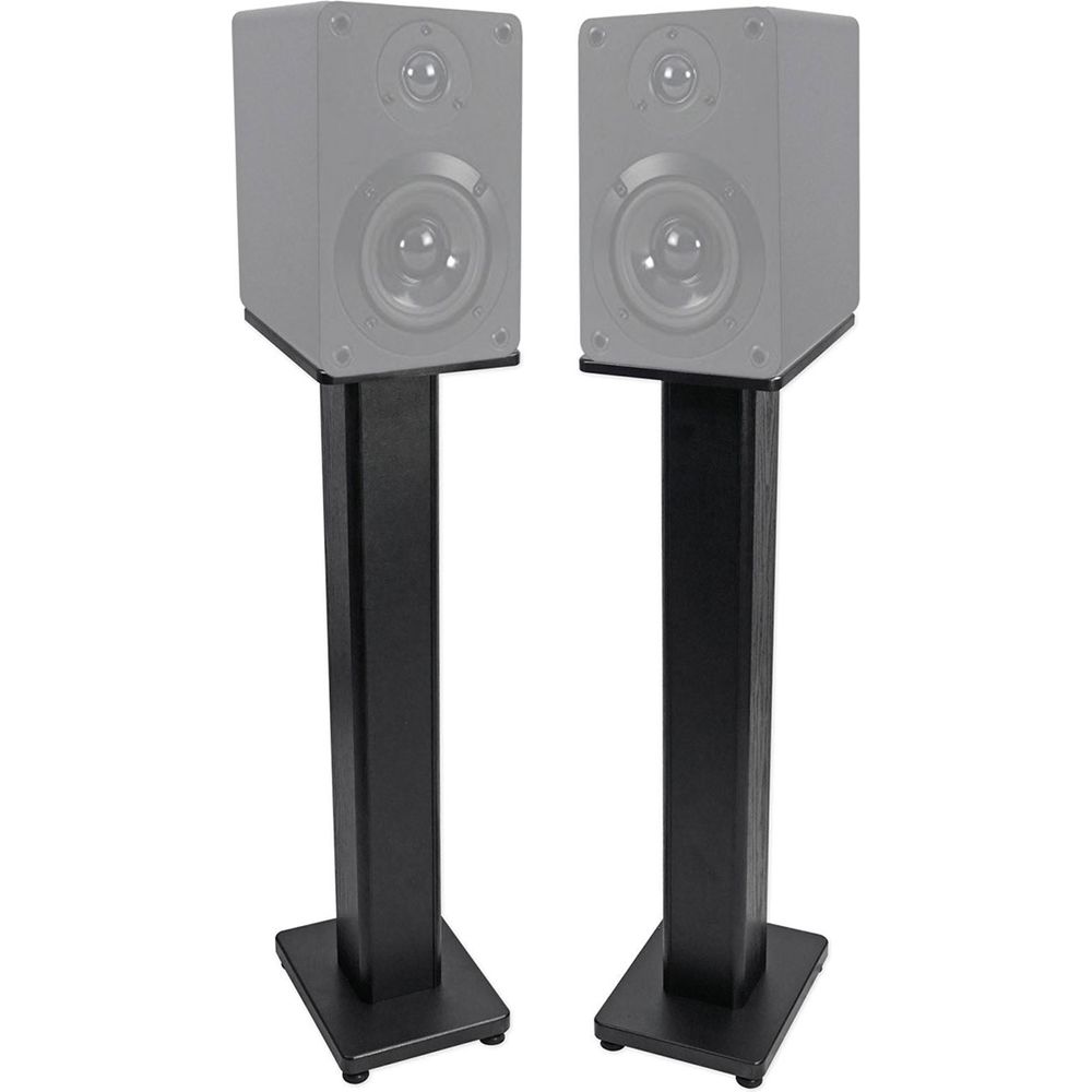 Pair 28" Bookshelf Speaker Stands For CerwinVega XLS6 Bookshelf