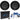 (2) MTX 3510-04S 10" 1200 Watt Shallow Slim Subwoofers Subs+Amplifier+Amp Kit