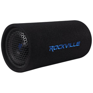 Rockville RTB65A 6.5" 300 Watt Powered Subwoofer Bass Tube + MP3 Input + Amp Kit