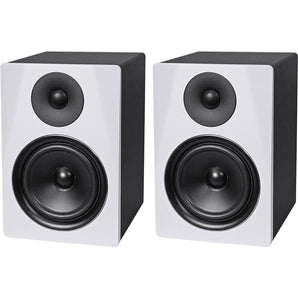 (2) Rockville DPM6W Dual Powered 6.5" 420 Watt Active Studio Monitor Speakers