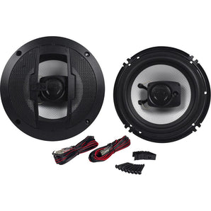 New Boss R63 Pair of 6.5" 300 Watt 4-Ohm 3-Way Coaxial Car Stereo Speakers