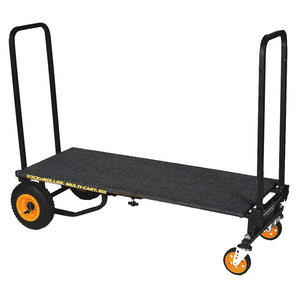 RocknRoller R12RT R12 500lb Capacity DJ PA Transport Cart+Equipment Deck