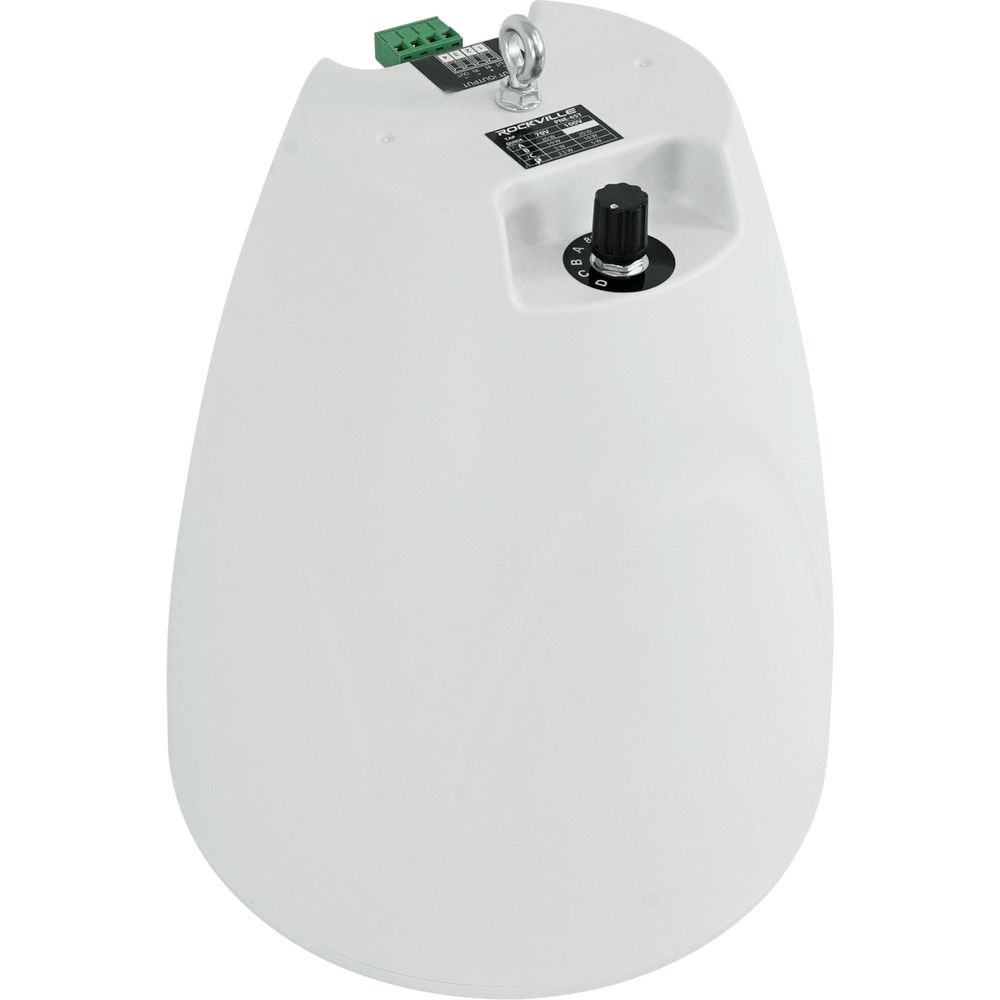 Commercial Amplifier + (2) White 6.5" Pendant Speakers