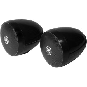 Rockville Bluetooth Motorcycle Speakers For Royal Enfield Classic Stealth Black