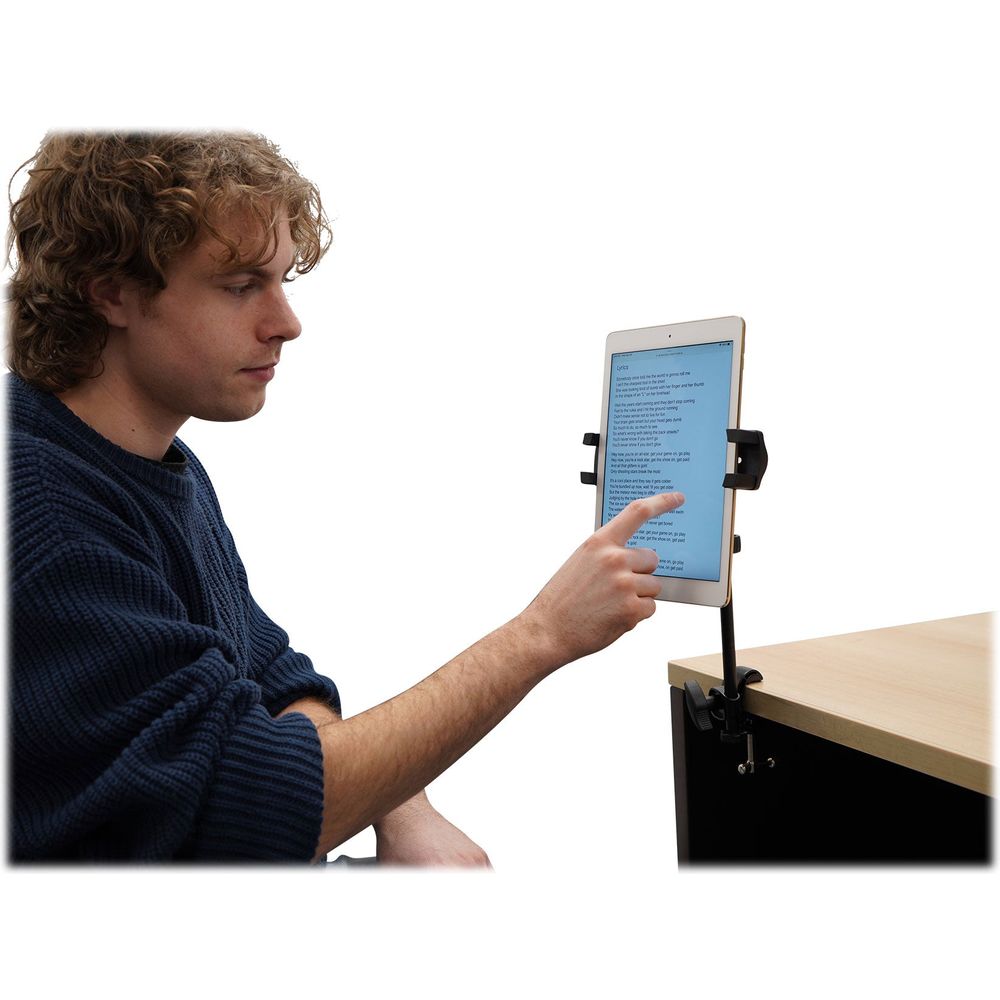Rockville Quick Release Tripod Microphone Mic Stand+Smartphone/Tablet/iPad Mount