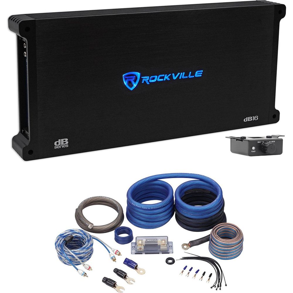 dB16 Mono Amplifier + 0 AWG OFC Amp Kit Bundle