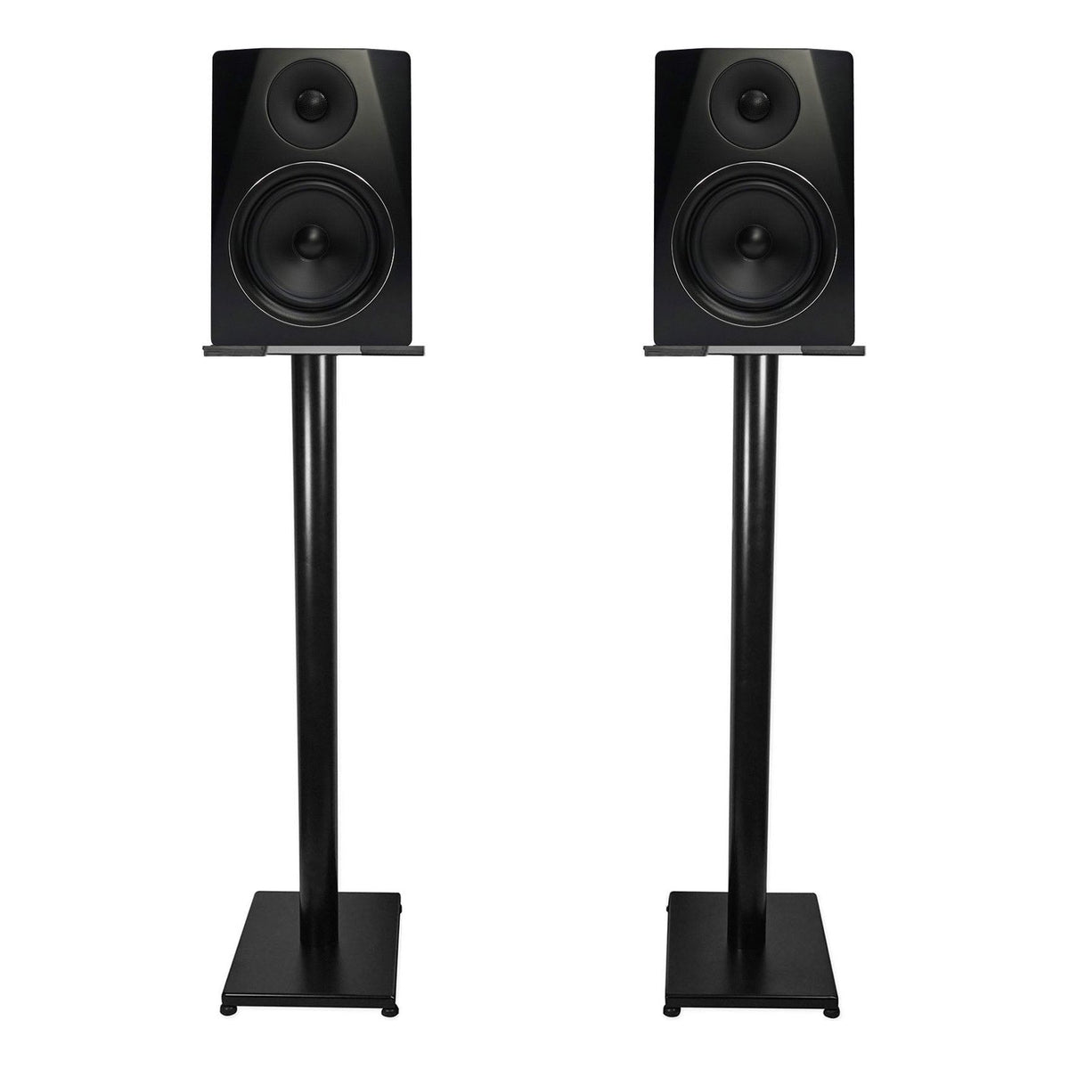 APM6B 6.5" 350W Powered USB Studio Monitor Speakers+37" Stands