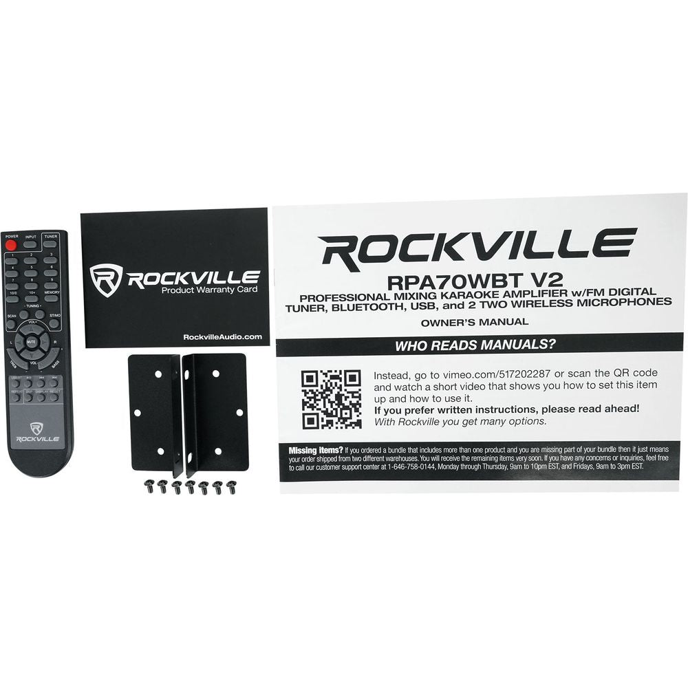 HP4S-8 4-Pack + RPA70WBT Receiver Bundle