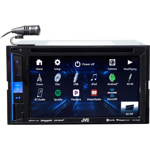 JVC KW-V25BT 6.2" Car DVD/CD Receiver Bluetooth Monitor Sirius XM/iphone/Android