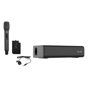 Technical Pro UHFBAR Rechargeable Speaker Bluetooth Karaoke Sound Bar w/ Mics