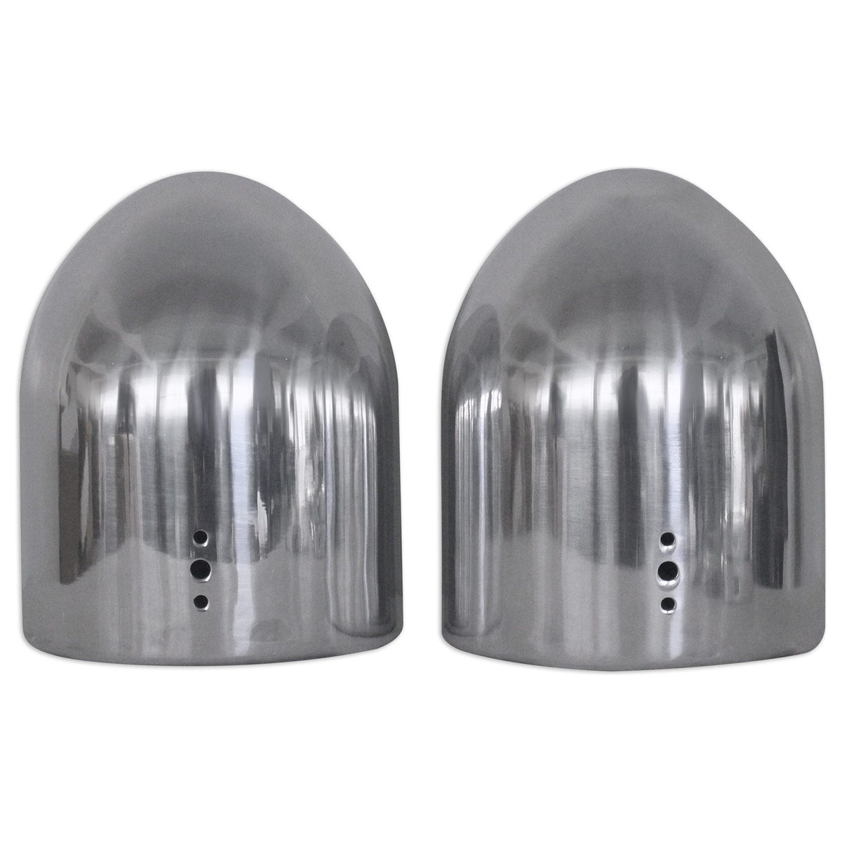 MAC80S 7.7" Silver Aluminum Wakeboard Tower Speaker Pods+Covers