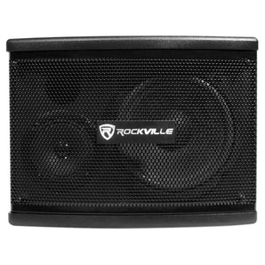 Pair Rockville KPS65 6.5" 2-Way 400 Watt Karaoke Speakers+Wall Brackets / MDF!
