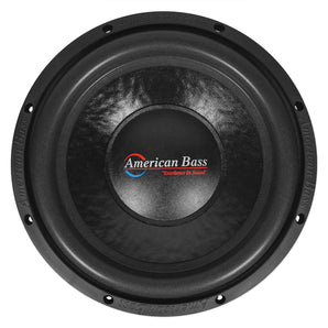 American Bass XO 1244 12" 600w Car Subwoofer 4-ohm Sub+Mono Amplifier+Amp Kit
