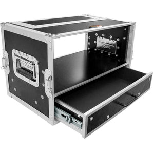 ProX XS-WM4U2DR 4U Rack Case w/ 4U Rack Drawer For 19" Amps/Mixers/Mic Receiver