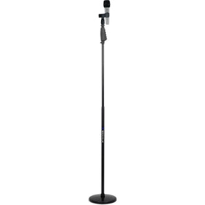 Rockville RMC-ICE Diamond Vocal Microphone+Case+Round-Base Mic Stand+Hand Clutch