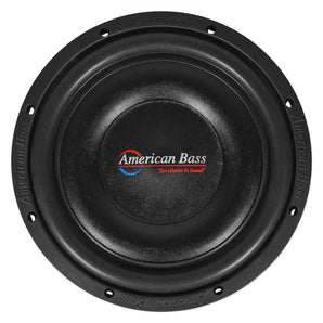 American Bass SL-104 10" 600 Watt Shallow Slim Car Subwoofer+Amplifier+Amp Kit