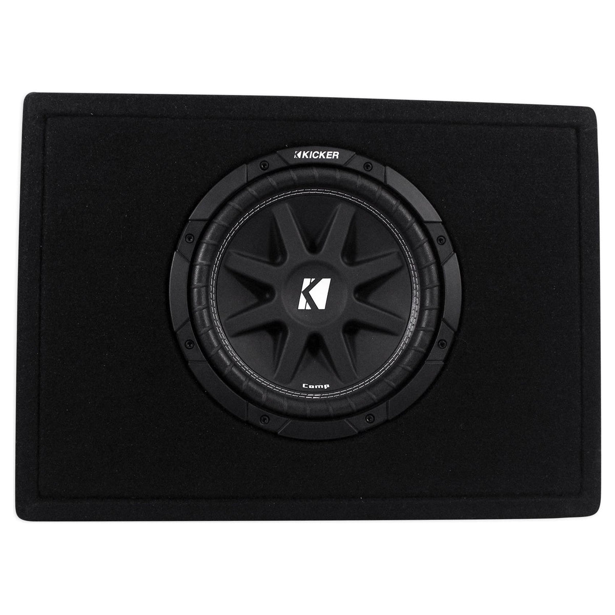 43TC104 Comp 10" Subwoofer in Sub Box Enclosure with Amplifier and Amp Wire Kit