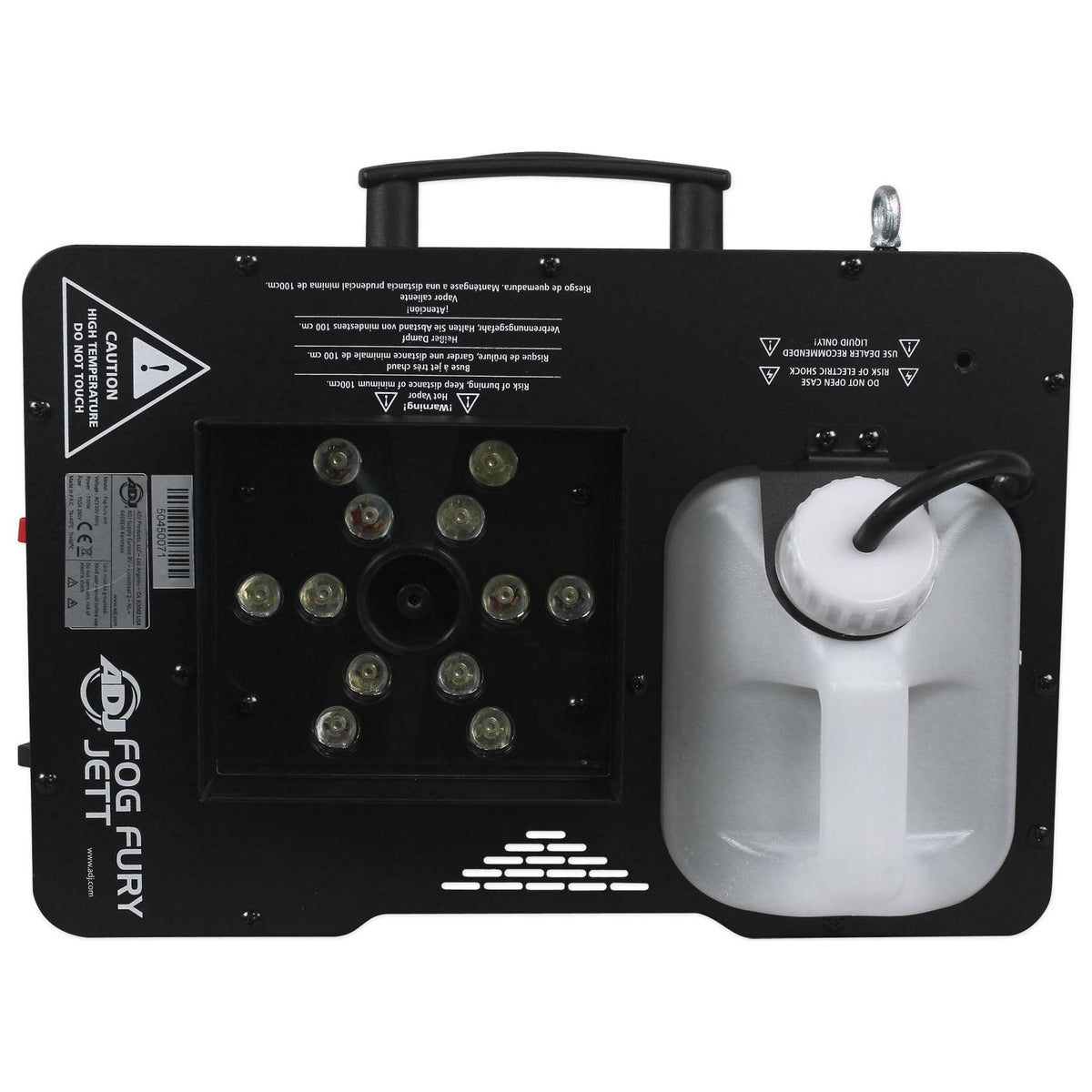 American DJ Fog Fury Jett 700W Vertical Fog Machine w/12 LED+DMX+Wireless Remote