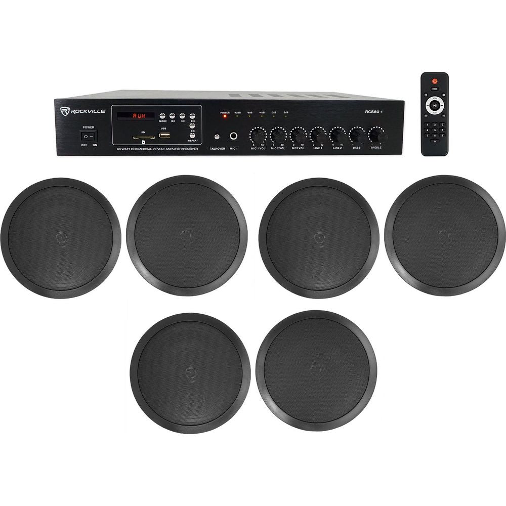 RCS80-1 + CC80T Black 6-Pack