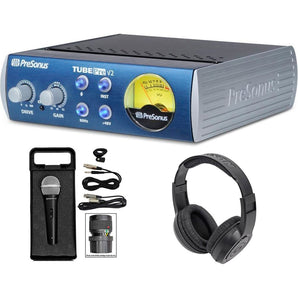 Presonus TubePre V2 Vacuum Tube Preamp+DI Direct Box+Microphone + Headphones