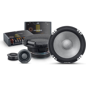 Pair Alpine R2-S652 6.5" 2-Way Component Car Audio Speakers High-Resolution