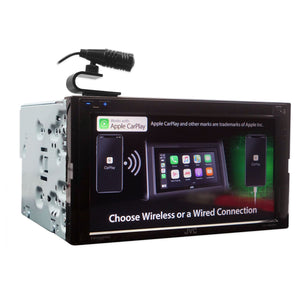 JVC KW-M865BW 6.8" Digital Media Car Monitor Receiver w/Wireless Android/CarPlay