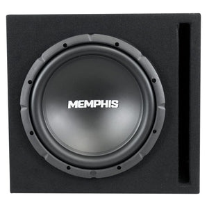 Memphis Audio SRXE112VP 12" 500w SRX Car Subwoofer Enclosure+Amplifier Package