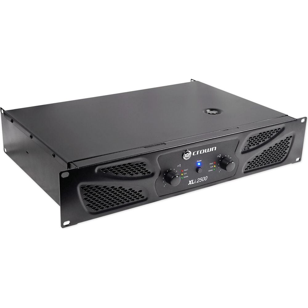 Crown XLi2500 Amplifier + (2) Rockville 1/4in TS to Speakon Cables