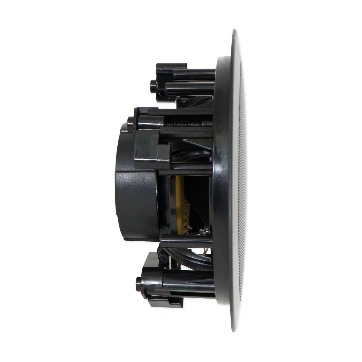 H12X500UBT 6-Zone Receiver + (12) Black 5.25 In Ceiling Speakers For Restaurant/Bar