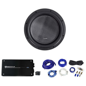 American Bass XR-12D2 2400w 12" Competition Subwoofer+Mono Amplifier+Amp Kit