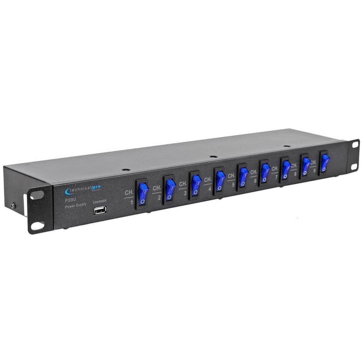 PS9U 1U Rack Mount Power Supply with USB Charging Port
