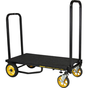 RocknRoller R18RT R18 700lb Capacity DJ PA Transport Cart+Equipment Deck