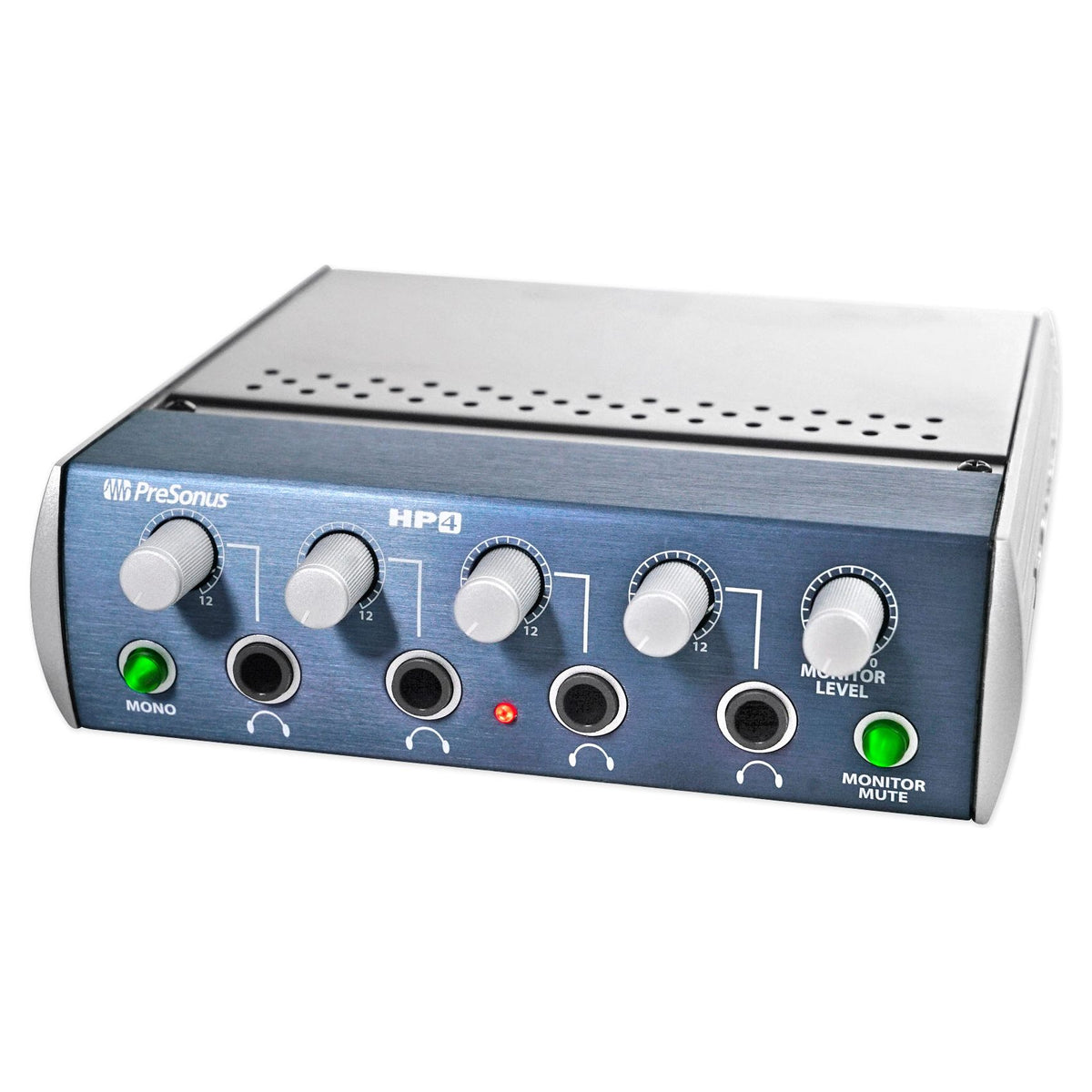 PRESONUS HP4 Headphone Amplifier+ (4) HD9 Studio Headphones + (4) Recording Mics