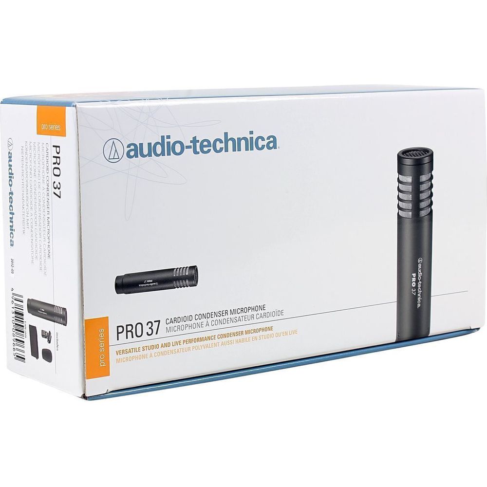Audio Technica PRO37 Small Diaphragm Cardioid Condenser Microphone PRO 37 Mic
