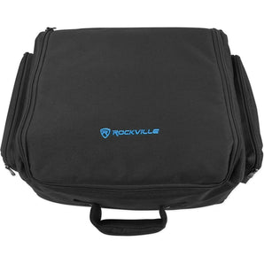 Rockville RLBP6 Padded BackPack For 6 Par Lights Bag with Dividers+Handle+Straps