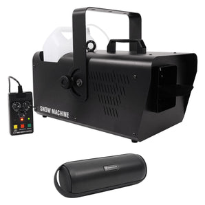 Chauvet DJ SM 250 Portable DMX Snow Machine w/ Timer Remote SM250 + Free Speaker