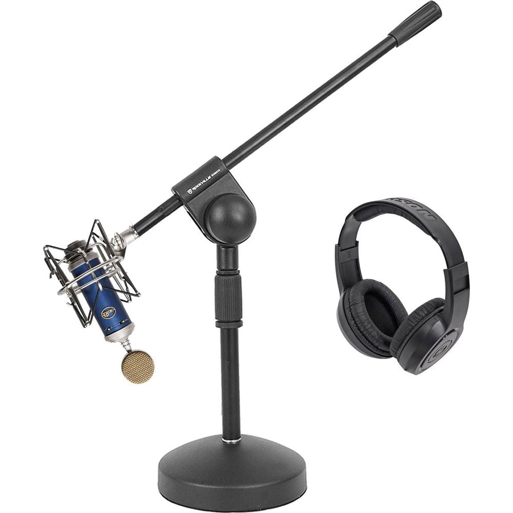 Blue Bluebird SL Studio Condenser Recording Microphone Mic+Shockmount+Headphones