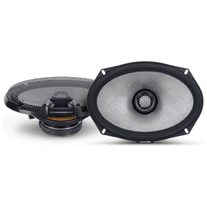 Pair Alpine R2-S69 6x9" 2-Way Car Audio Speakers High-Resolution Certified