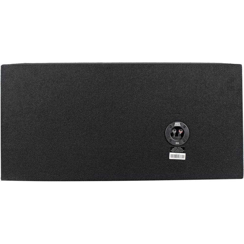 MTX Terminator TNE212D 1200 Watt 2 Ohm Dual 12” Subwoofers/Subs + Sealed Sub Box