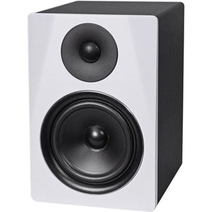 Rockville DPM6W 6.5" 2-Way 210W White Active/Powered Studio Monitor Speaker