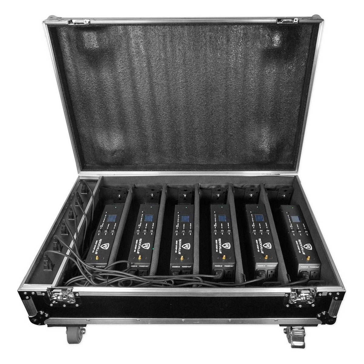 Best Strip 60 Black 6-Pack + ROCKFORCE W2 DMX Controller Bundle