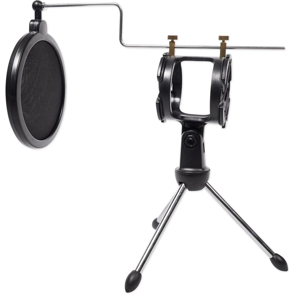 1-Person Gaming Twitch Live Stream Recording Kit Mic+Stand+Headphones