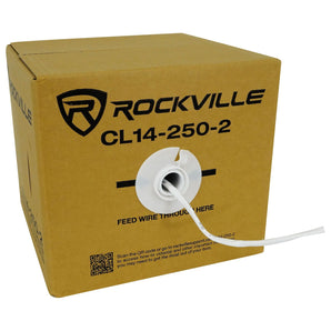 Rockville CL14-250-2 CL2 Rated 14AWG 250' Speaker Wire In Wall Ceiling 70V 100V