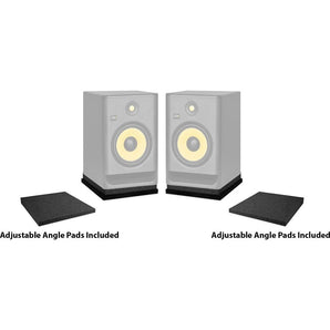 Pair Rockville Iso-8 Acoustic Foam Studio Monitor Isolation Pads For 8" Speakers