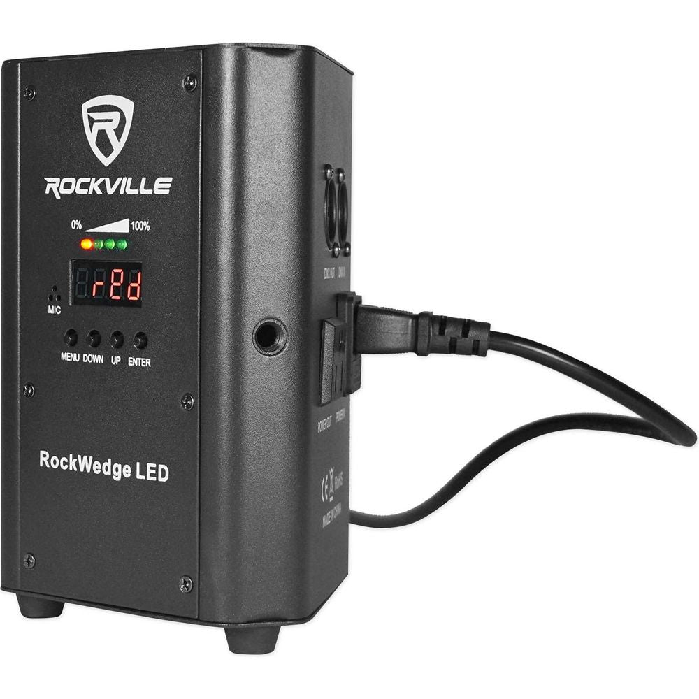 RockWedge LED 4-Pack + ROCKFORCE W2 Controller Bundle